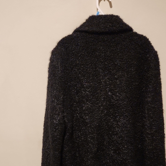 ❤️ EILEEN FISHER CURLY ALPACA BLACK MOTO JACKET, SP (SMALL PETITE) - Picture 14 of 16